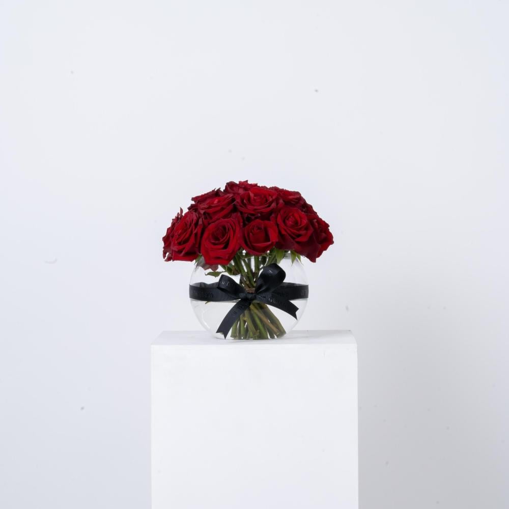 Red Rose Vase