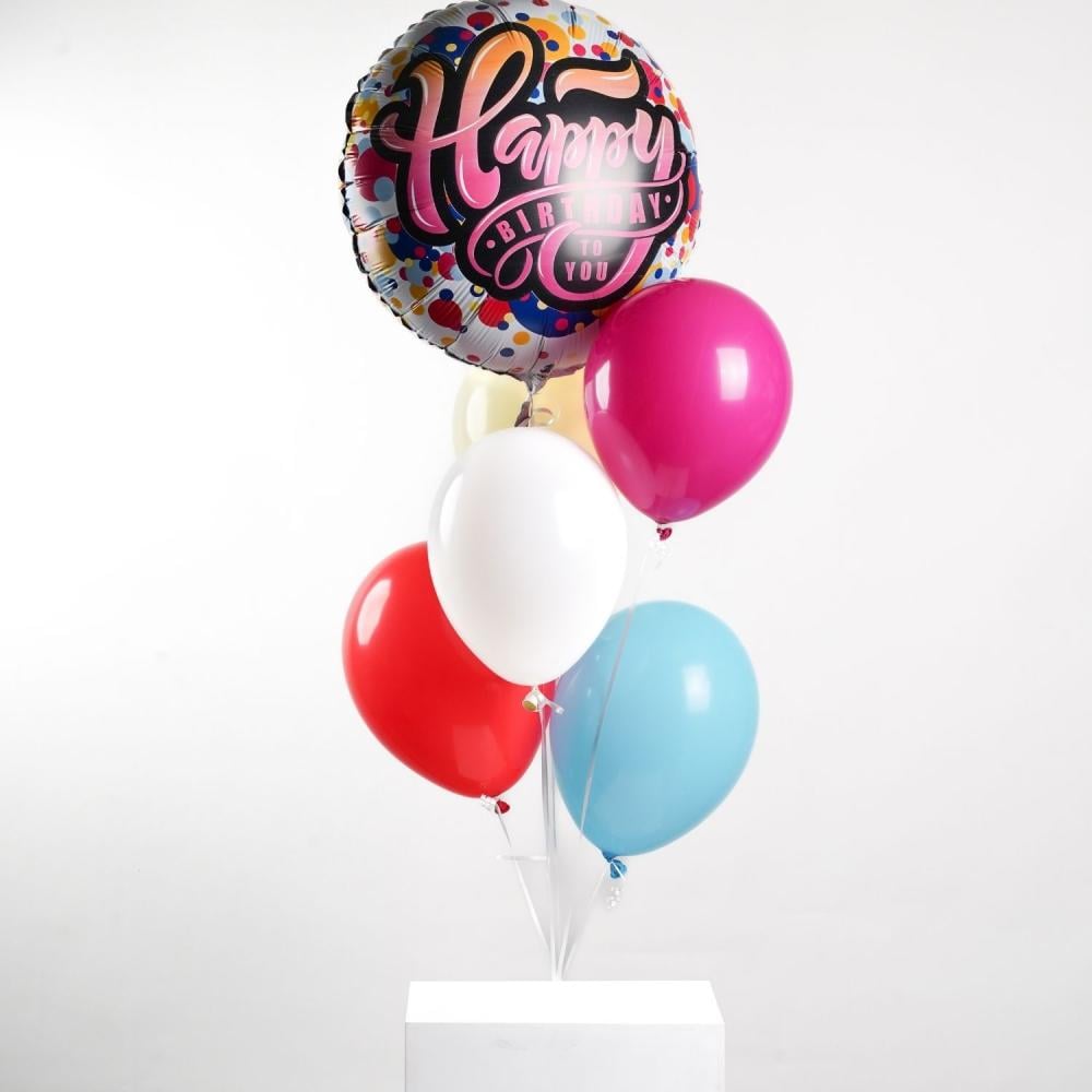 Balloon set of happy colors